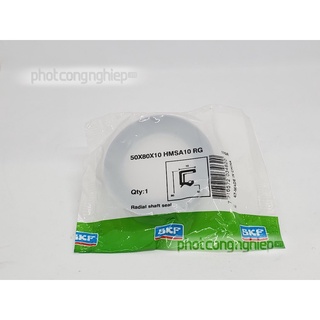 Phớt 50x80x10 hmsa10 rg skf chính hãng - phớt chặn dầu skf