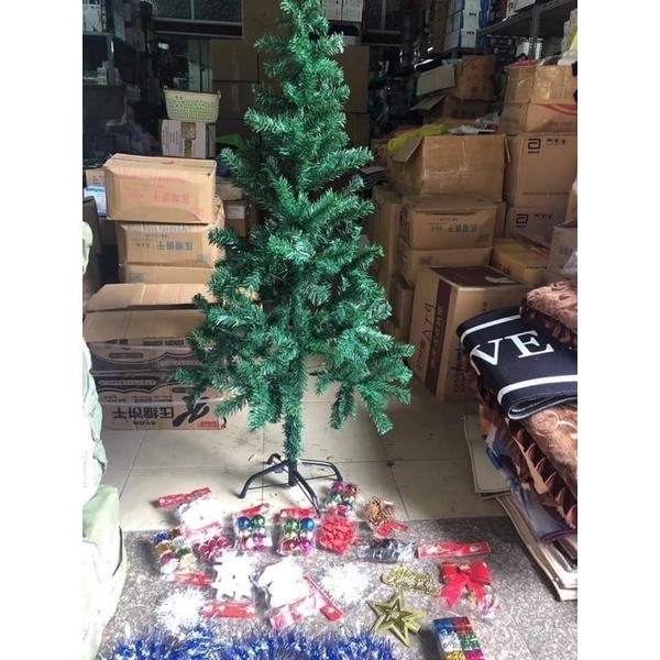 [FREESHIP] CÂY THÔNG ĐẾ SẮT CAO 1M5