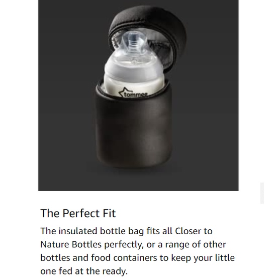 TOMMEE TIPPEE Tommee Túi Giữ Ấm Bình Nước 4oz-9oz Tiện Dụng Khi Đi Du Lịch