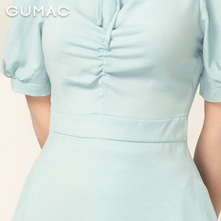 Đầm nhún giữa ngực GUMAC DA954