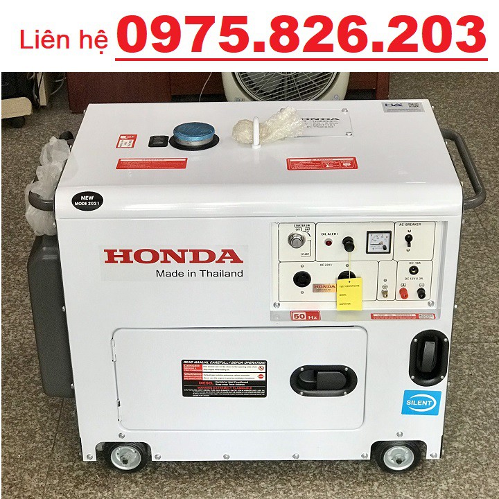 [Freeship] - Máy phát điện Honda chạy dầu 5kw HD-8500EC new, máy phát điện gia đình, hàng sẵn