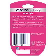 Vaseline Lip dưỡng môi hồng xinh 7g