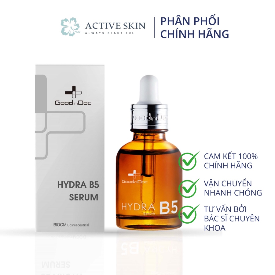 [Chính hãng] Serum B5 Goodndoc dưỡng ẩm phục hồi da Hàn Quốc Goodndoc Hydra B5 Serum (30ml)