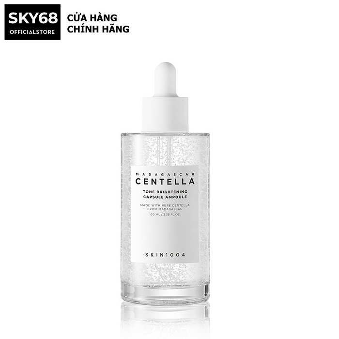 Tinh chất dưỡng sáng da chuyên sâu Skin1004 Madagascar Centella Tone Brightening Capsule Ampoule 100ml - Trắng