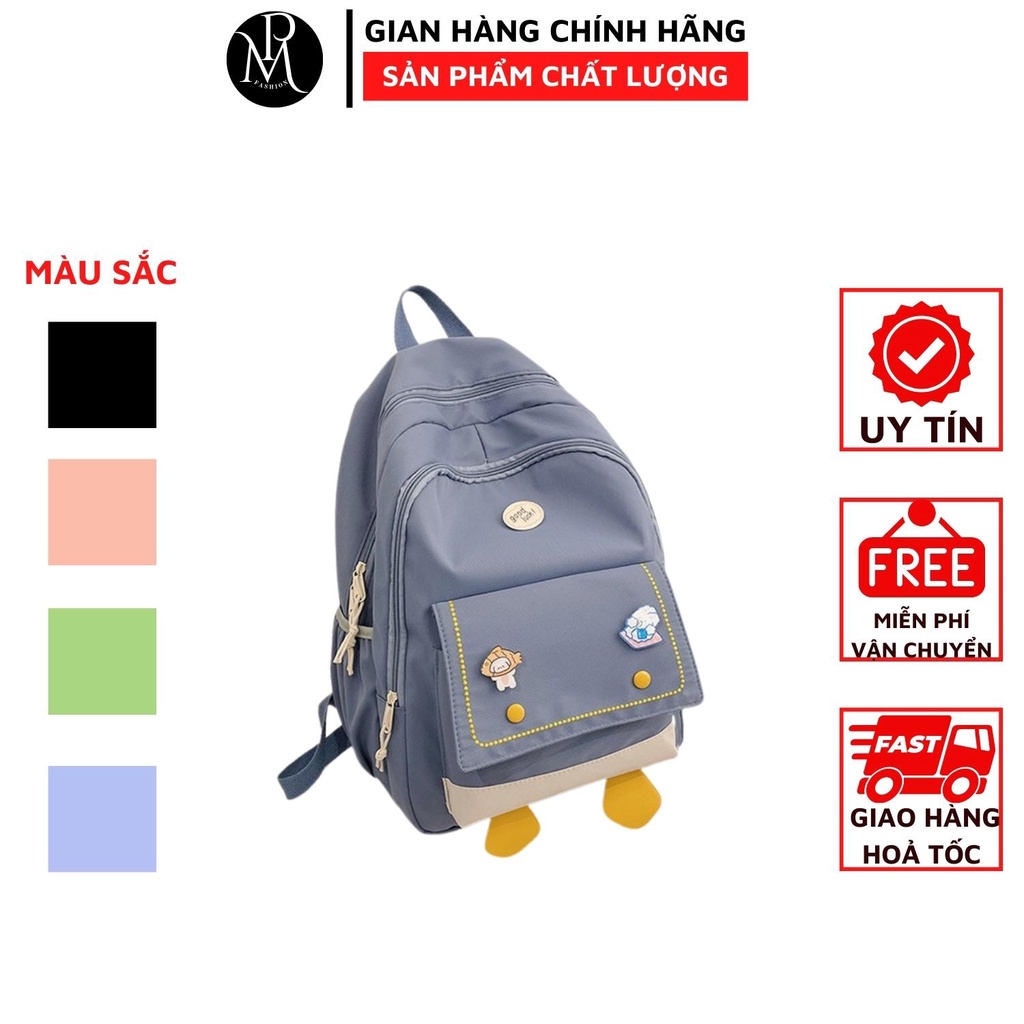 Balo Đi Học Chống Nước Cỡ Lớn Cho Các Bé Cấp 1, Cấp 2 Phong Cách Hàn Quốc BL308