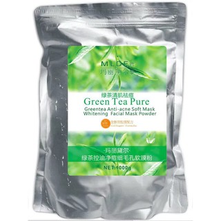 1000g bột mặt nạ trà xanh nguyên chất dưỡng trắng da