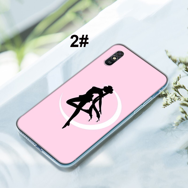 SAILOR MOON Ốp Lưng Silicone Mềm Trong Suốt Hình Thủy Thủ Mặt Trăng Cho Xiaomi Redmi Note 9 / 8 / 7 / 6 / 5 Pro / Note9 / Note8 / Note7 / Note6 / Note5