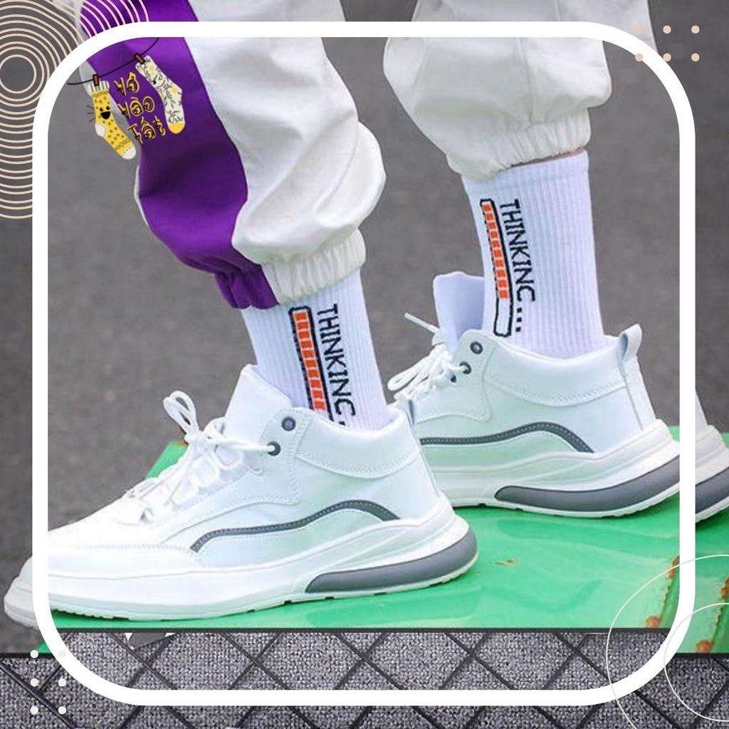 TẤT VỚ CỔ CAO NAM NỮ HÌNH IN CÁ TÍNH ĐỘC ĐÁO