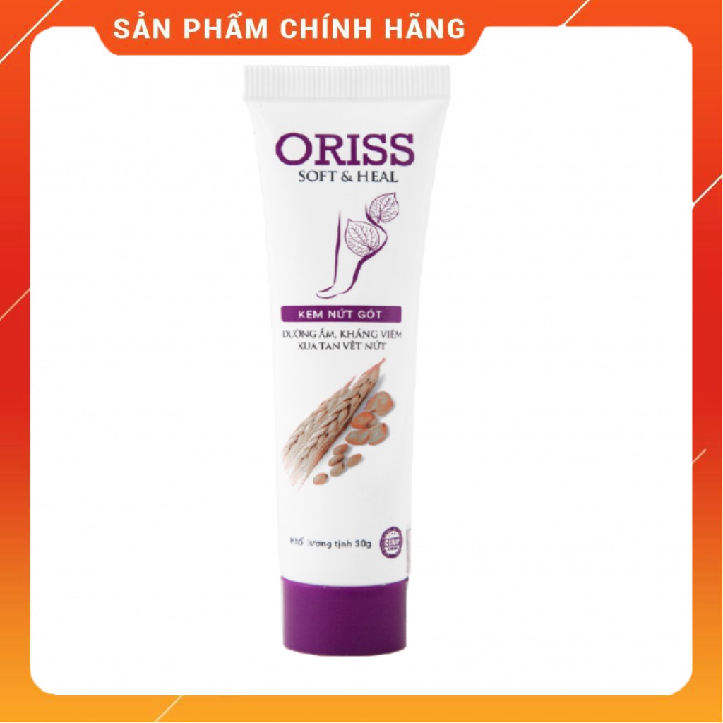 (Chính Hãng)_Kem Nứt Gót Oriss_Làm Mềm, Dưỡng Ẩm, Mịn Gót_30g/tube