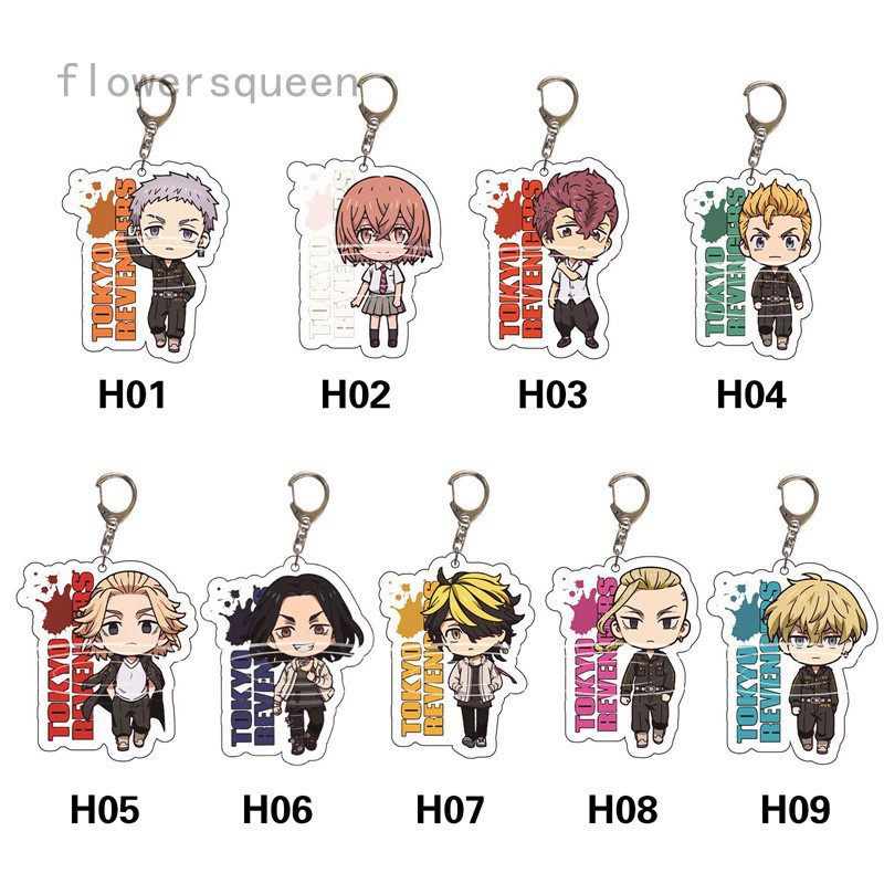 flowersqueen Móc khóa kiểu hoạt hình anime tokyo revengers