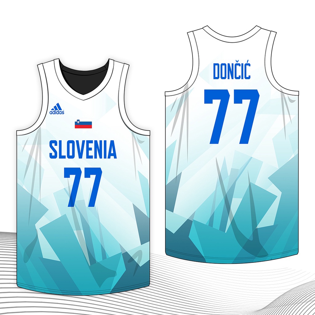 Áo Bóng Rổ NORTHZONE Slovenia Teal Thiết Kế Mới 2021 Jersey Cho Nam (Hàng Đầu)