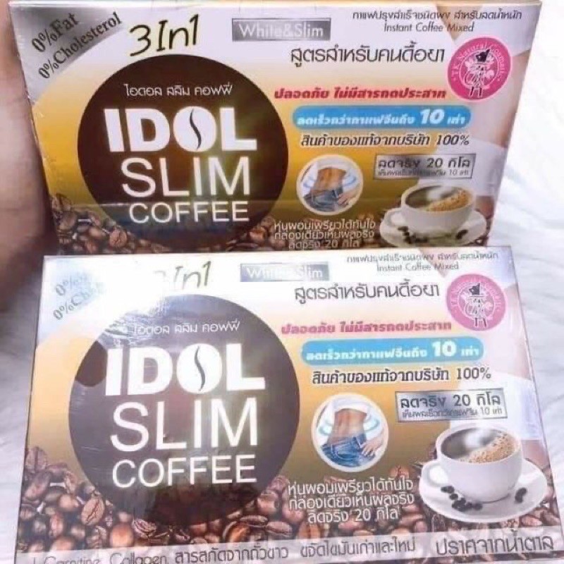 Cà phê giảm cân Idol slim dạng gói dễ uống