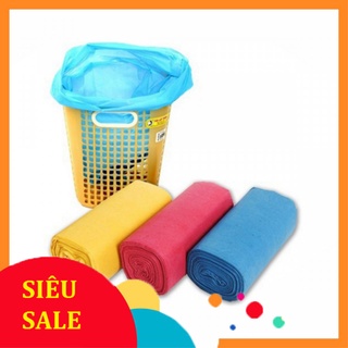 Túi rác màu dày dai tự phân huỷ size trung 55x65 - 3 cuộn 1 kg