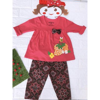 10 bộ cotton bé gái borip 545k
