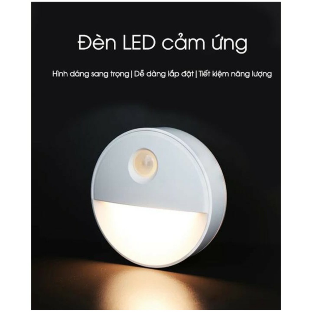 Đèn LED Cảm Ứng Sử Dụng Pin Tự Động Phát Sáng Khi Có Người Di Chuyển