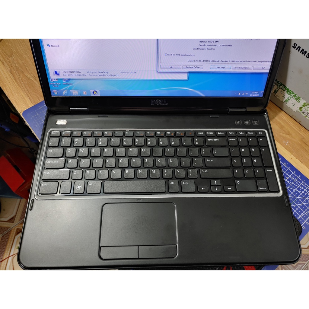 Laptop cũ Dell Inspiron N5110 màn led HD 15.6 inch/core i3 gen 2/ram 4G/ SSD 120G windows 10 64bit