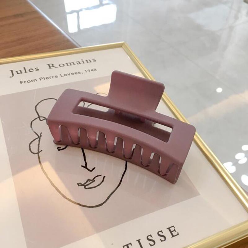 Kẹp Tóc Hình Chữ Nhật Cỡ Lớn Phong Cách Hàn Quốc Hairclips