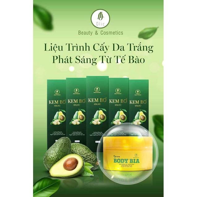 [Chính hãng ] Kem bơ cấy trắng Nano Olic- Dưỡng da trắng sáng từ sâu bên trong | BigBuy360 - bigbuy360.vn