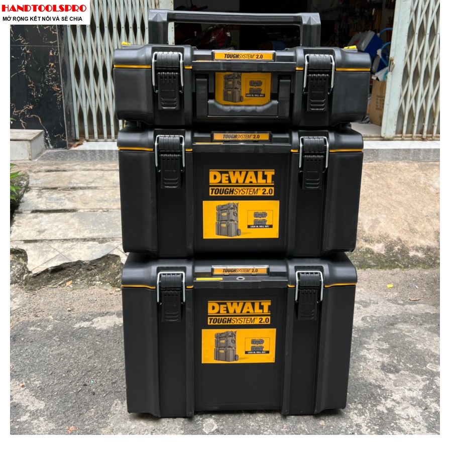 Bộ Combo 3 Hộp dụng cụ có xe đẩy  554x500x1150mm Dewalt DWST83402-1