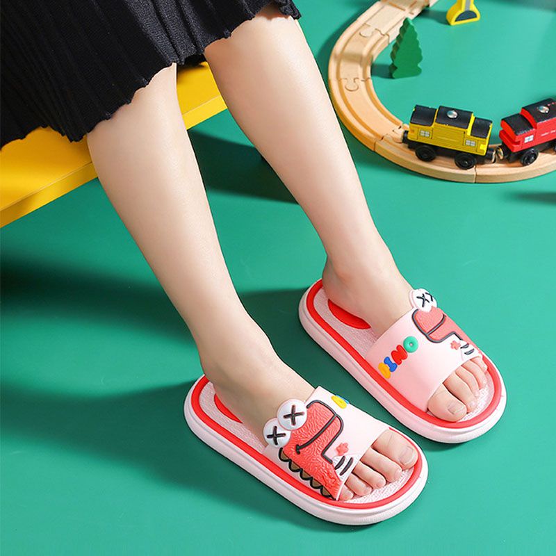 Dép Sandal Đế Mềm Siêu Nhẹ Họa Tiết Khủng Long Hoạt Hình Cho Bé
