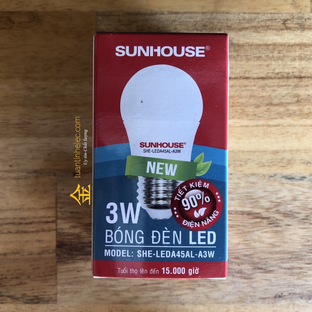 Bóng đèn LED Sunhouse 3W  SHE-LEDA45AL-A3W