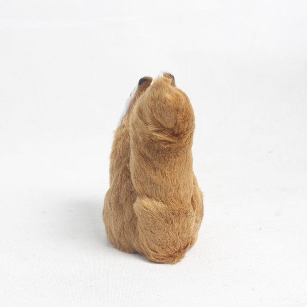 DARNELL Thú Nhồi Bông Hình Con Sóc 19 * 18cm Trang Trí Nhà Cửa