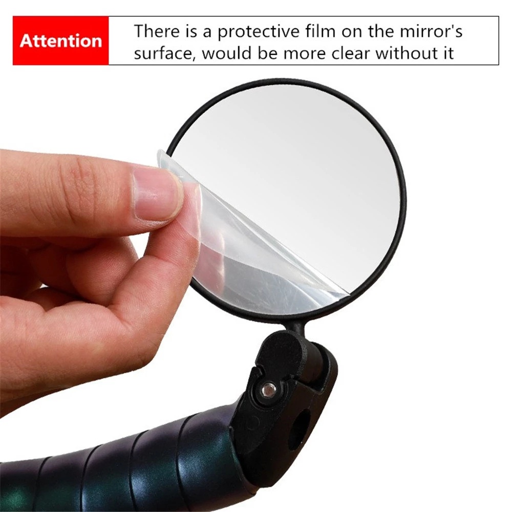 Gương Chiếu Hậu Góc Rộng Xoay 360 Độ Cho Xe Đạp Leo Núi