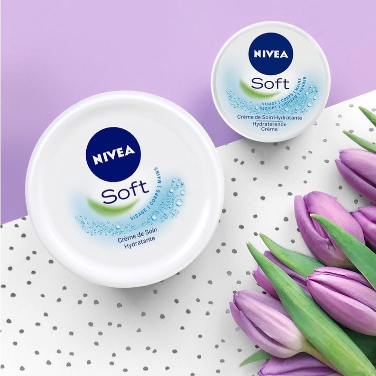 Kem dưỡng ẩm Nivea Soft 200ml