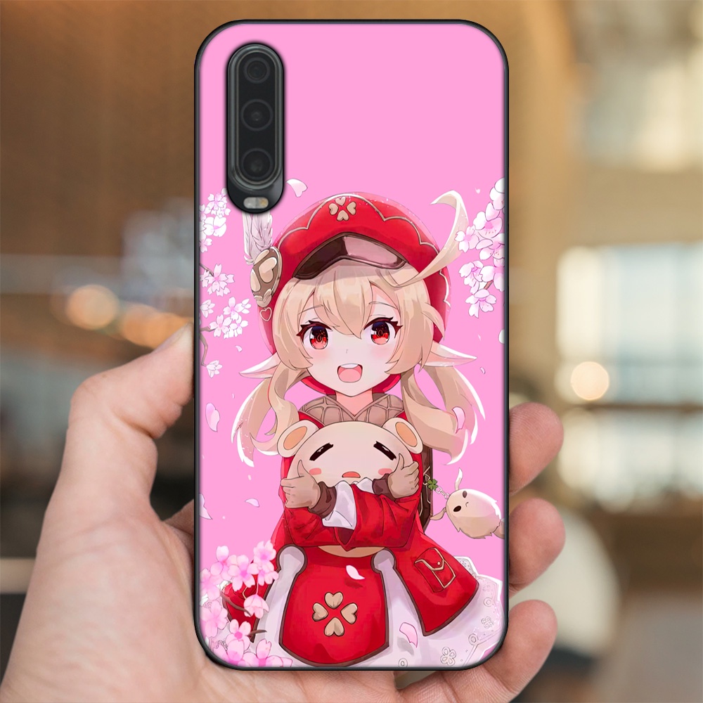Ốp lưng Huawei P30 viền đen in hình Klee Genshin Impact
