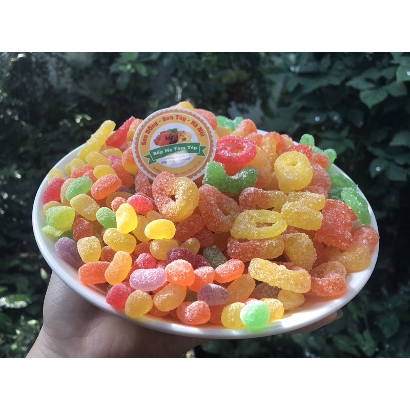 NỬA CÂN KẸO GÔM DẺO TRÁI CÂY ĐÀ LẠT BÉ THÍCH MÊ SIÊU NGON