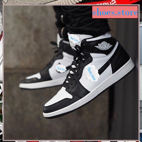 Giày Jordan Cổ Cao, Giày Jordan 1 Panda Đen Trắng Cao Cổ Thời Trang Full Box | BigBuy360 - bigbuy360.vn