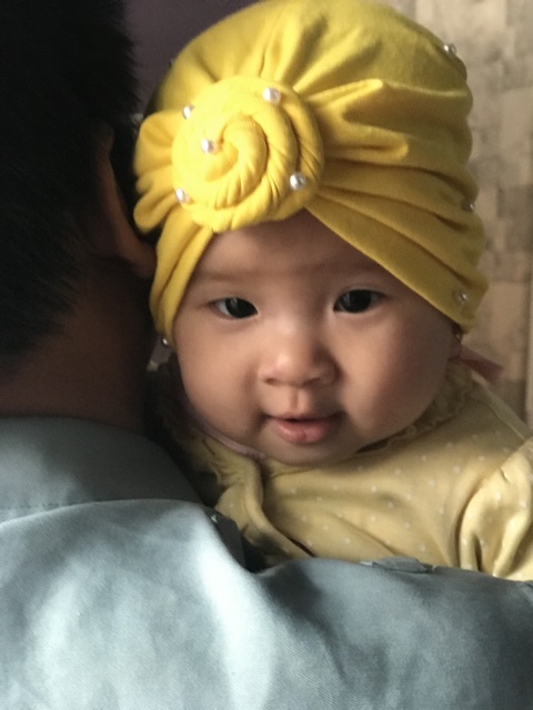 Turban đính Lấp lánh cho bé