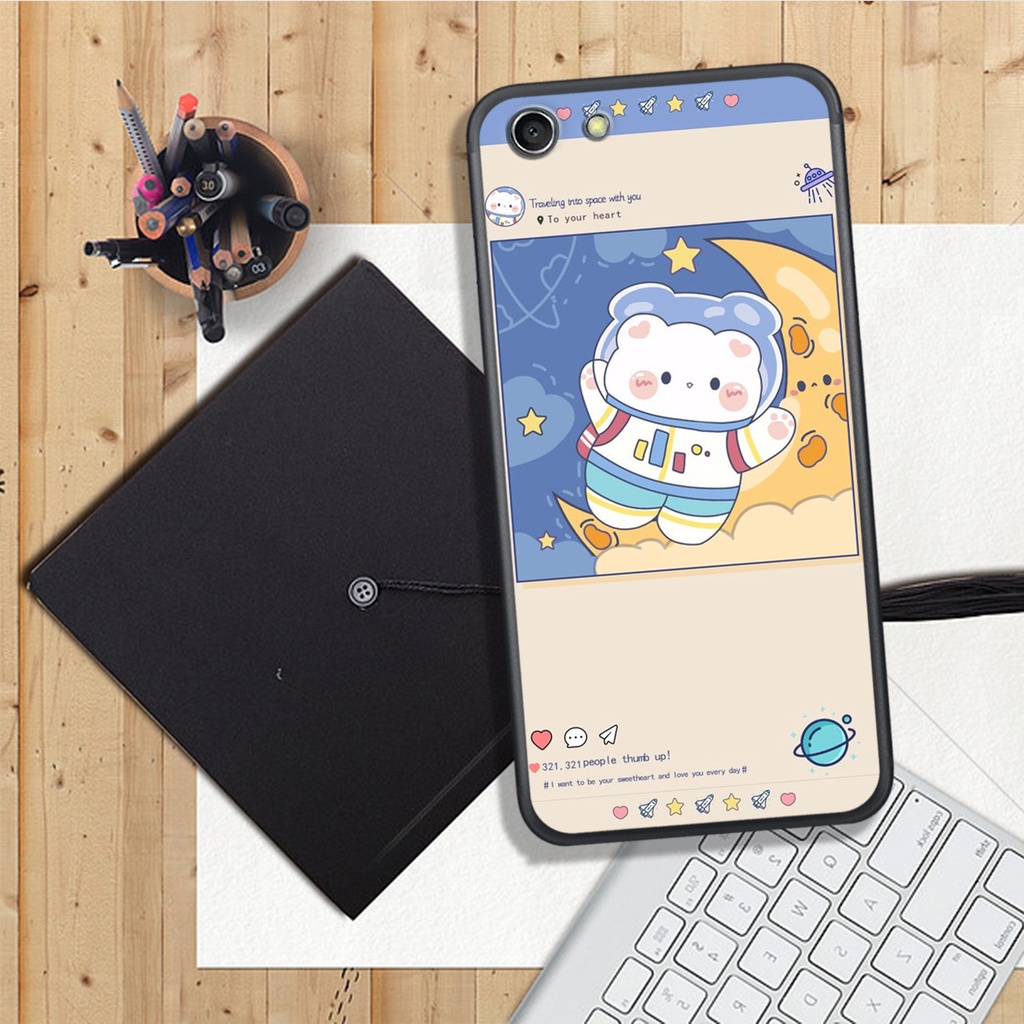[ HOT BỎNG TAY] ỐP LƯNG OPPO A33/A37/F1 PLUS  , IN HINH CHIBI PHI HÀNH GIA ĐÁNG YÊU, SIÊU CUTE.