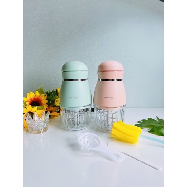 Máy xay cầm tay HATTIECS 6 lưỡi và 8 lưỡi.