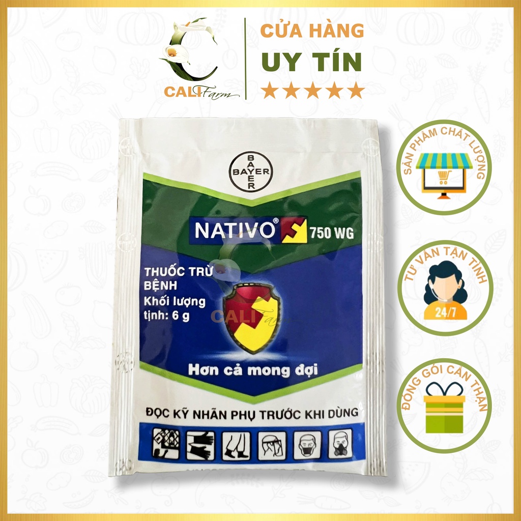 Thuốc trừ bệnh Nativo 750WG 6g cho hoa hồng, cây kiểng