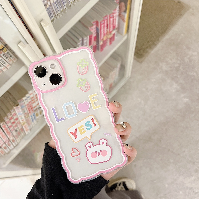 Ốp lưng iphone Ốp lưng iphone Họa Tiết Hoạt Hình Dễ Thương Cho Iphone 13Pro 11 12promax xr 6/7/8/14 Dinuo case