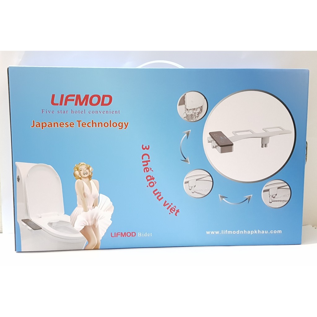 Vòi xịt rửa vệ sinh thông minh Bản cao câpDeluxe LIFMOD Bidet