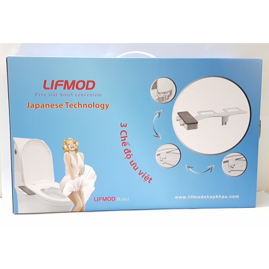 {Xem mô tả}Bản cao cấp 2 vòi rửa nóng lạnh vòi xịt vệ sinh thông minh LIFMOD Bidet