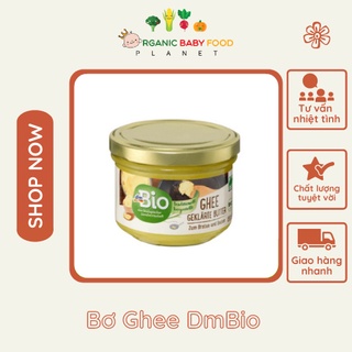 Bơ Ghee DmBio hữu cơ cho bé 180g - Hàng nhập khẩu trực tiếp từ Đức