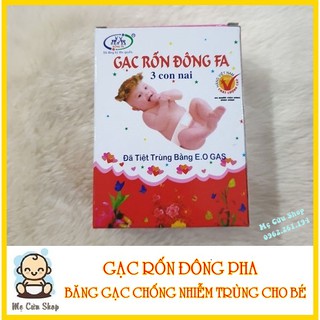 Băng gạc rốn Đông Pha - Băng gạc chống nhiễm trùng cho bé (Hộp 3 chiếc)