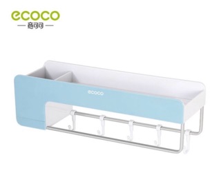 KỆ ĐỂ ĐỒ CÓ MÓC TREO ĐA NĂNG ECOCO E1712