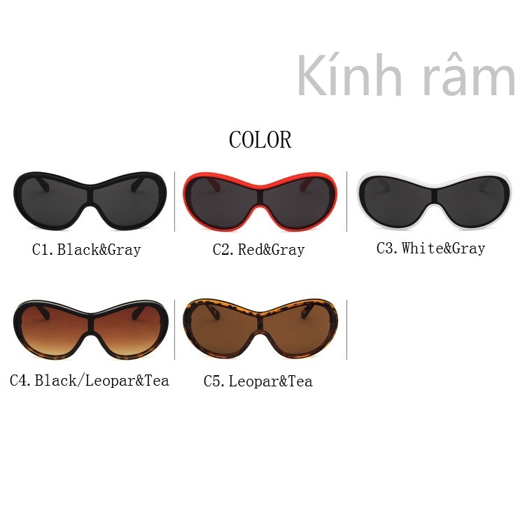 Kính mát gọng tròn phong cách vintage thời trang