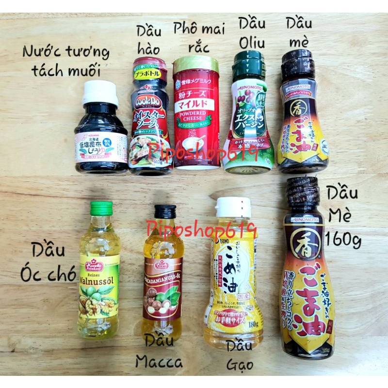 Dầu ăn dặm cho bé Nhật Bản