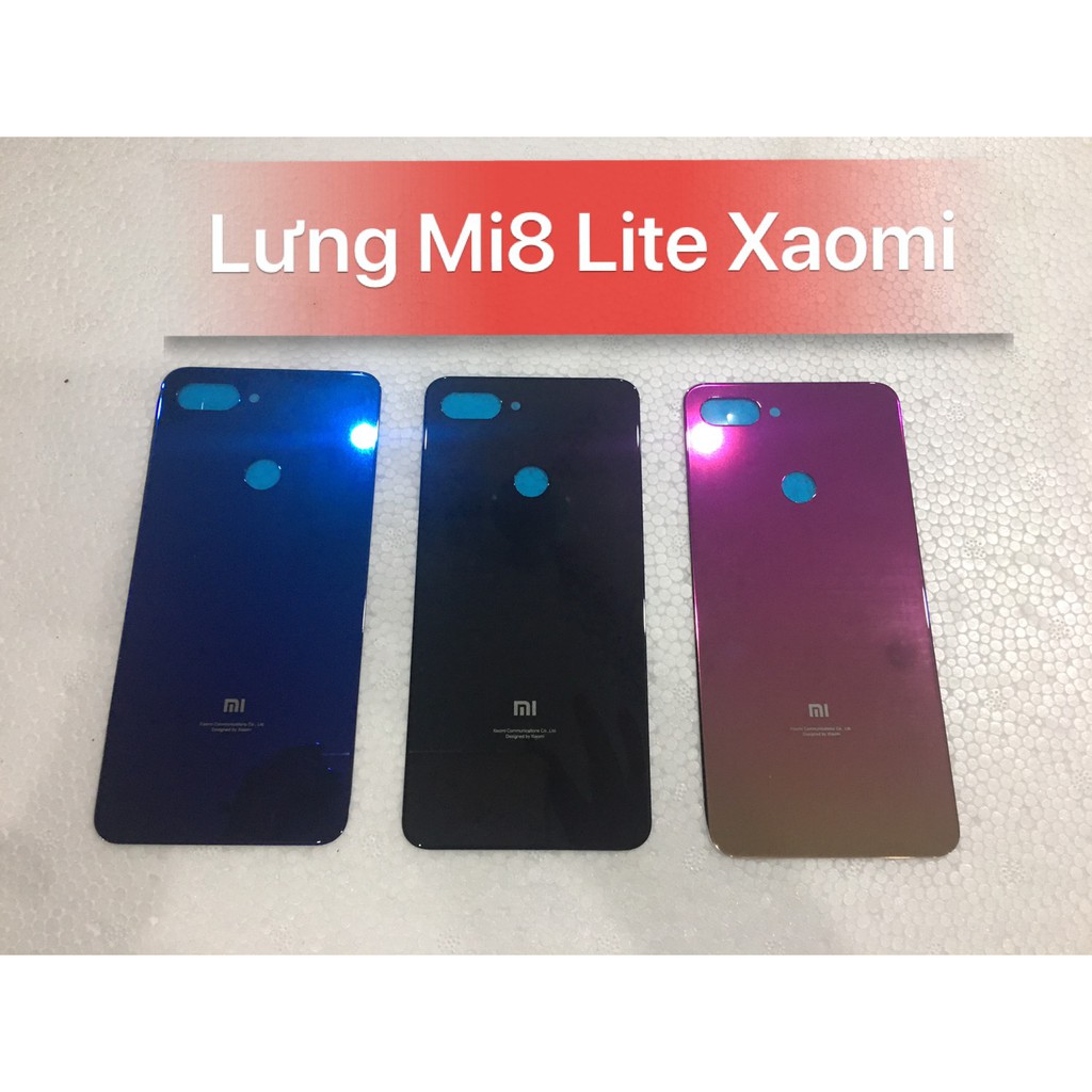 Vỏ lưng Mi8 Lite - Xaomi