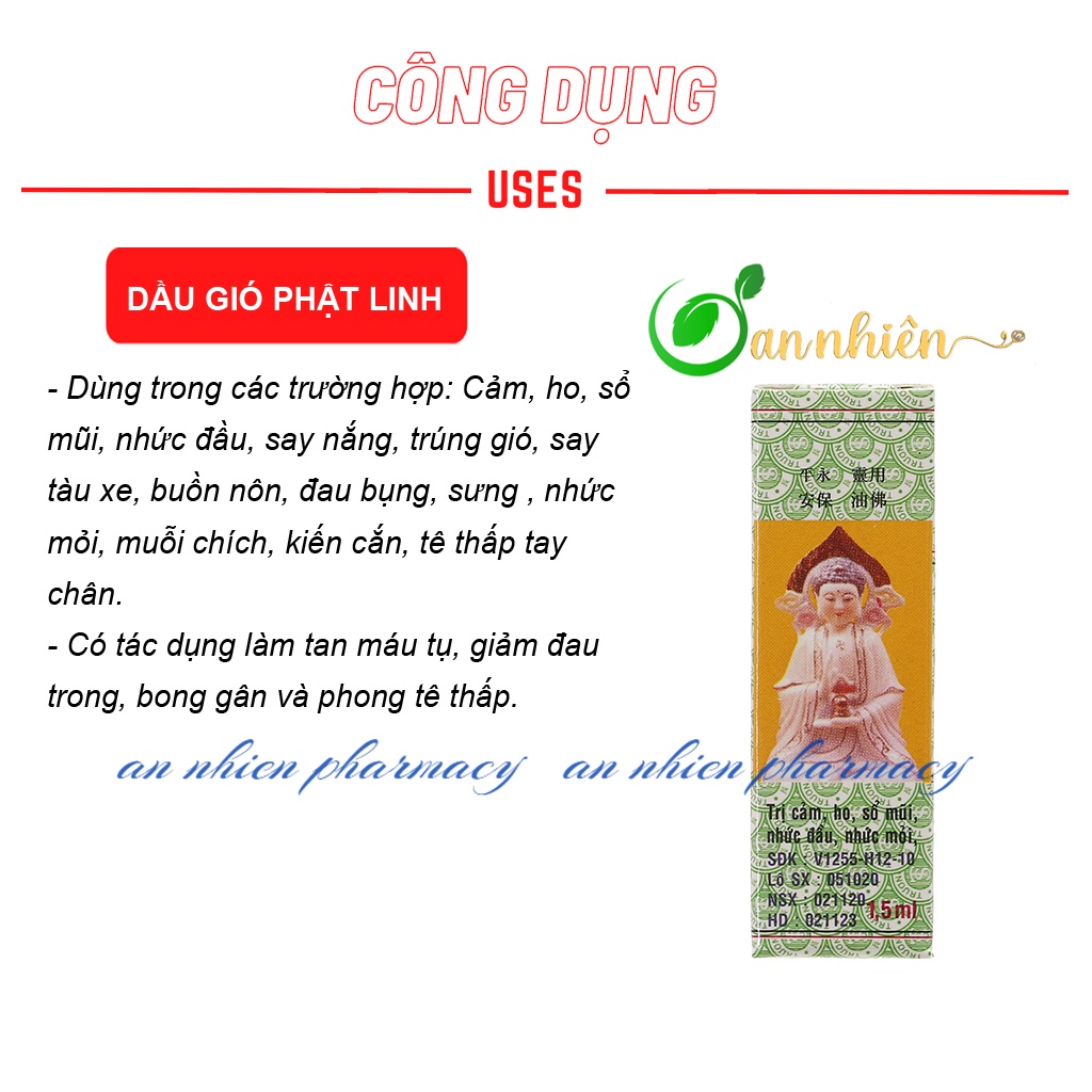 Dầu Gió Phật Linh Trường Sơn