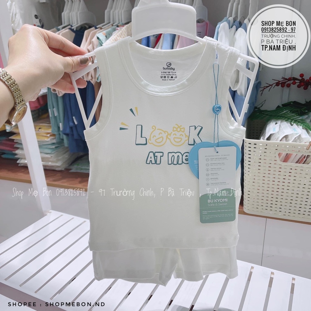 [BU]Bộ chui đầu ba lỗ Kyomi Look Me.(6-9m đến 3-4y)