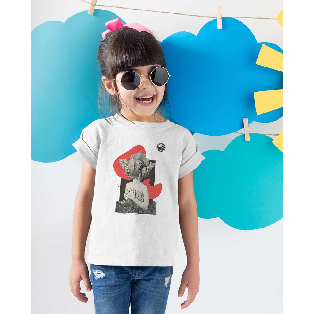 Áo Thun Bé Gái - Nghệ Thuật Trừu Tượng - Phá Cách - 23 Unisex Cao Cấp SKT20-00913