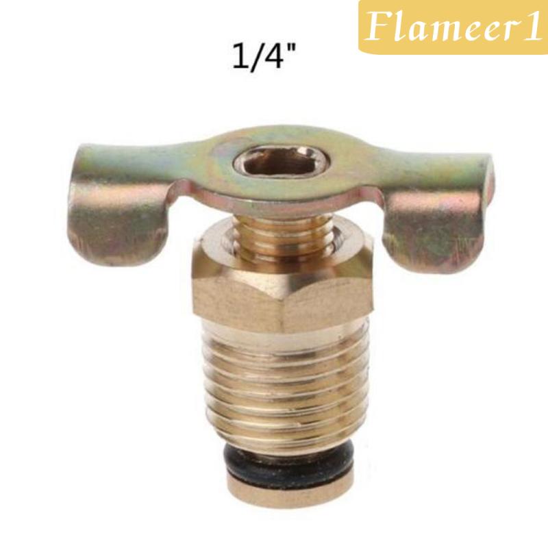 Van Nén Khí Bằng Đồng Thau Màu Vàng Cỡ 1 / 4 '' NPT