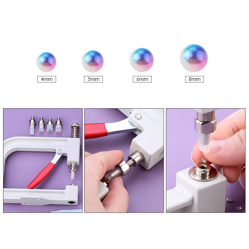 Máy Cài Đặt Hạt Ngọc Trai Kèm Đầu Vít Để Làm Đồ Thủ Công DIY