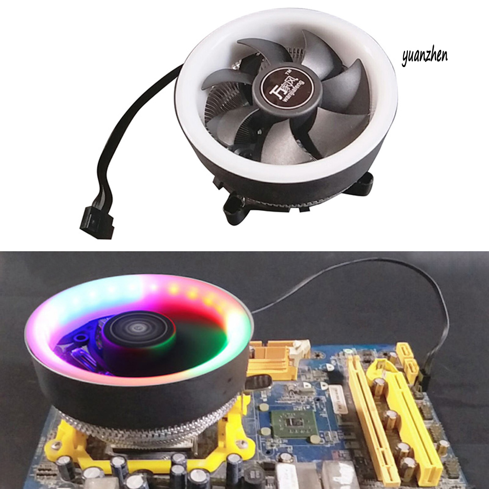 INTEL AMD Quạt Tản Nhiệt Có Đèn Led Nhiều Màu Cho Cpu Máy Tính | BigBuy360 - bigbuy360.vn